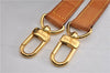 Authentic Louis Vuitton Leather Shoulder Strap Beige 39.8-46.5" LV 5466F