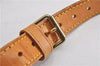 Authentic Louis Vuitton Leather Shoulder Strap Beige 39.8-46.5" LV 5466F