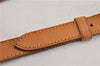 Authentic Louis Vuitton Leather Shoulder Strap Beige 39.8-46.5" LV 5466F