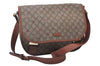 Authentic GUCCI GG Supreme Stars Shoulder Bag PVC Leather 201732 Brown 5466I