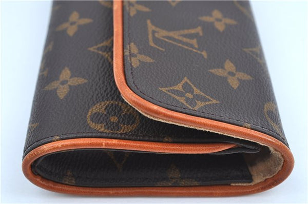 Authentic Louis Vuitton Monogram Pochette Twin PM Shoulder Bag M51854 LV 5467D
