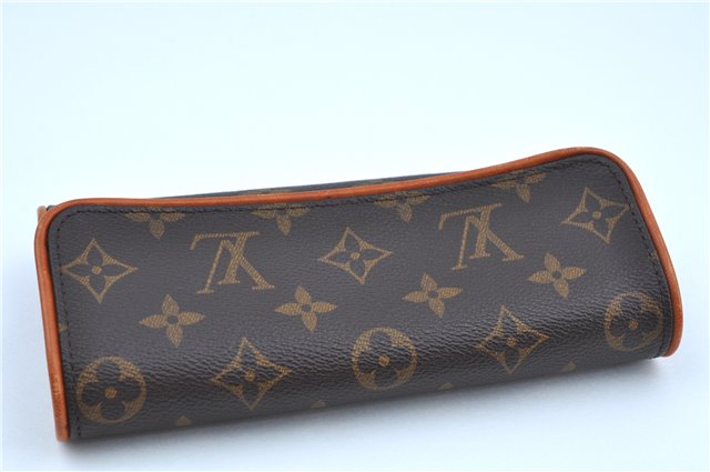 Authentic Louis Vuitton Monogram Pochette Twin PM Shoulder Bag M51854 LV 5467D