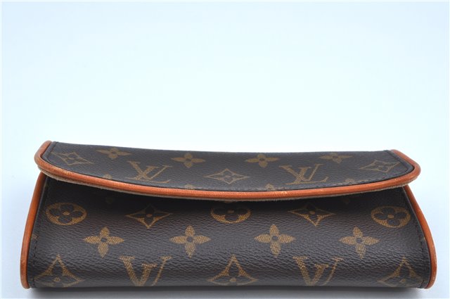 Authentic Louis Vuitton Monogram Pochette Twin PM Shoulder Bag M51854 LV 5467D