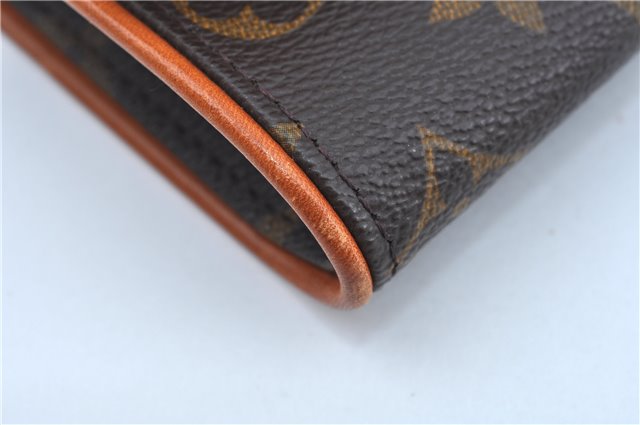 Authentic Louis Vuitton Monogram Pochette Twin PM Shoulder Bag M51854 LV 5467D