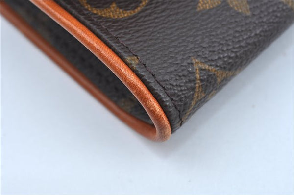 Authentic Louis Vuitton Monogram Pochette Twin PM Shoulder Bag M51854 LV 5467D