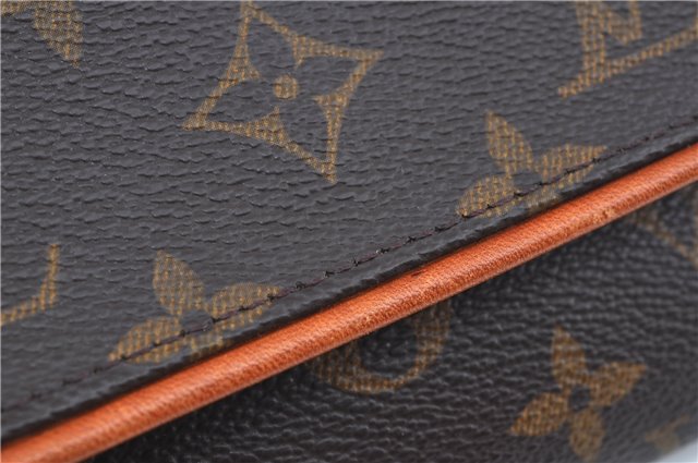 Authentic Louis Vuitton Monogram Pochette Twin PM Shoulder Bag M51854 LV 5467D