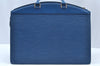 Authentic Louis Vuitton Epi Riviera Hand Bag Blue M48185 LV 5467I
