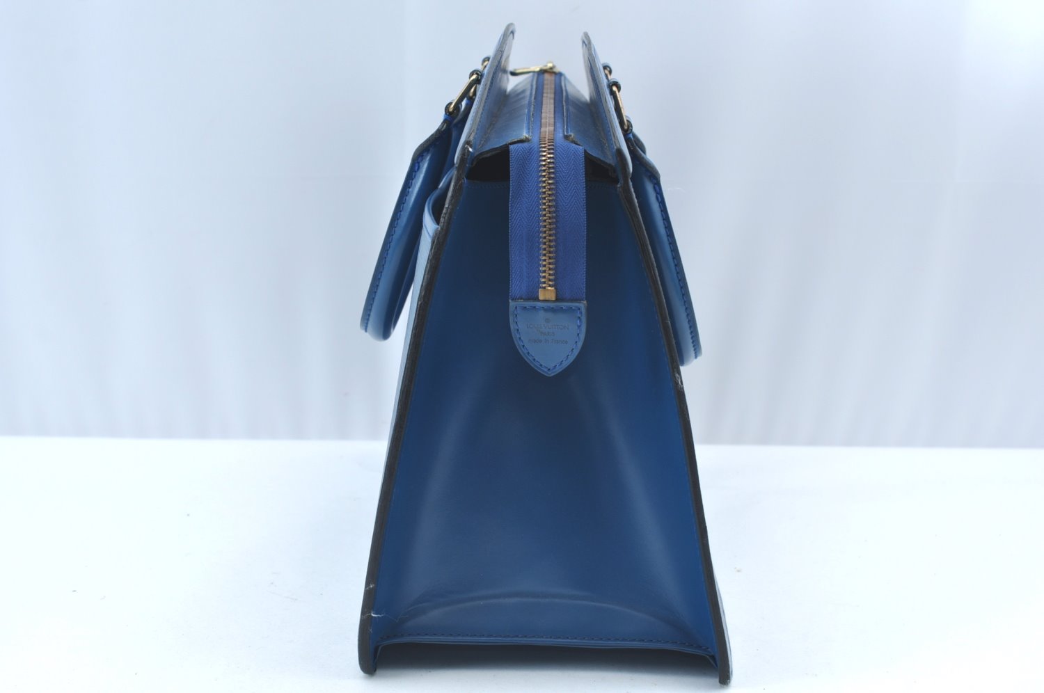 Authentic Louis Vuitton Epi Riviera Hand Bag Blue M48185 LV 5467I