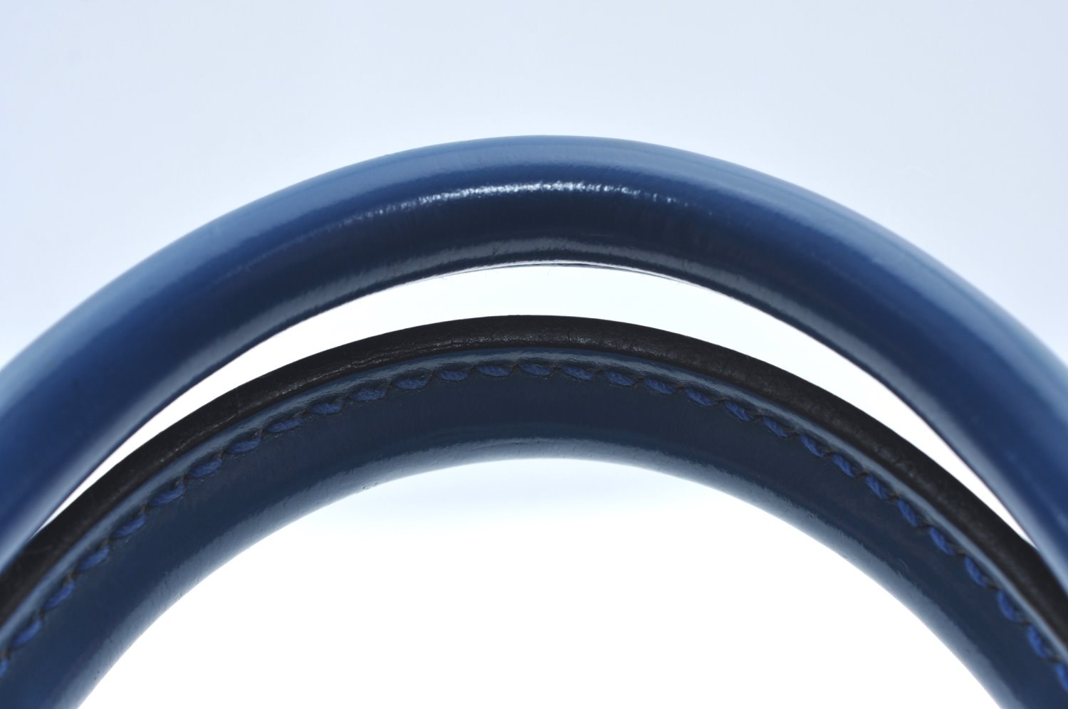 Authentic Louis Vuitton Epi Riviera Hand Bag Blue M48185 LV 5467I