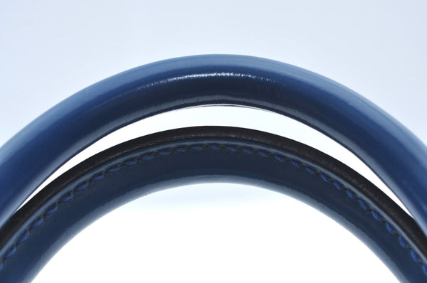 Authentic Louis Vuitton Epi Riviera Hand Bag Blue M48185 LV 5467I