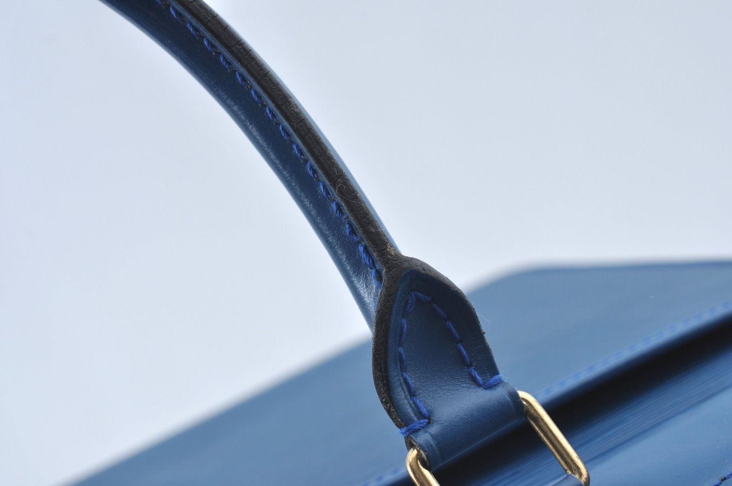 Authentic Louis Vuitton Epi Riviera Hand Bag Blue M48185 LV 5467I