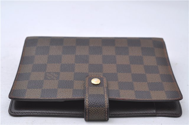 Authentic Louis Vuitton Damier Agenda MM Day Planner Cover R20701 LV 5468D