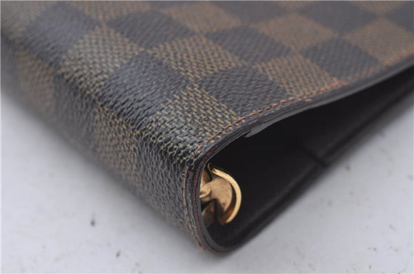 Authentic Louis Vuitton Damier Agenda MM Day Planner Cover R20701 LV 5468D
