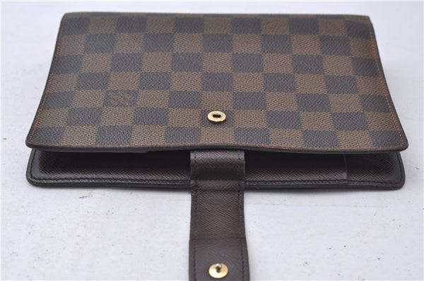Authentic Louis Vuitton Damier Agenda MM Day Planner Cover R20701 LV 5468D