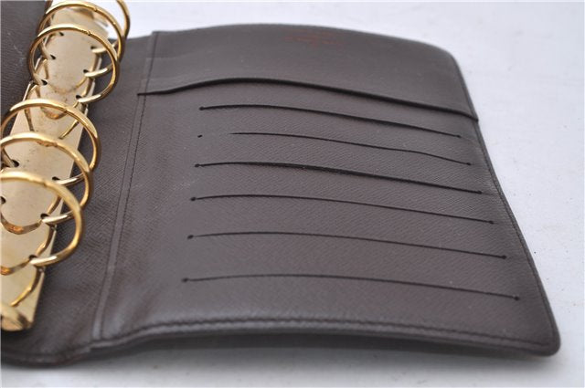 Authentic Louis Vuitton Damier Agenda MM Day Planner Cover R20701 LV 5468D