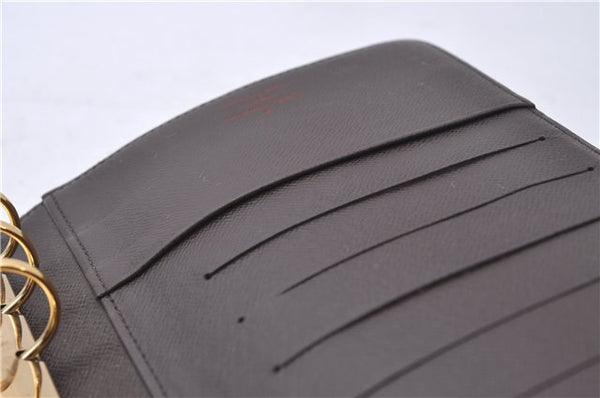 Authentic Louis Vuitton Damier Agenda MM Day Planner Cover R20701 LV 5468D