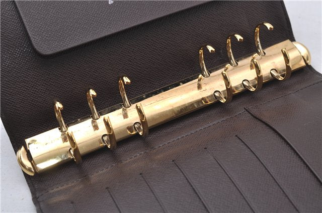 Authentic Louis Vuitton Damier Agenda MM Day Planner Cover R20701 LV 5468D