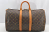Authentic Louis Vuitton Monogram Keepall 45 Travel Boston Bag M41428 LV 5468I