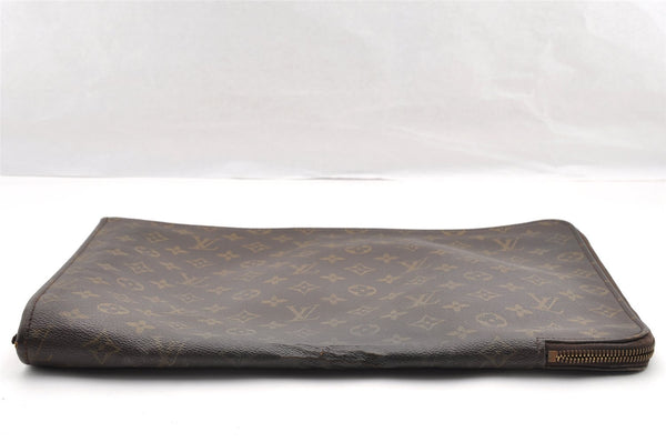 Authentic Louis Vuitton Monogram Poche Documents Document Case M53400 Junk 5469I