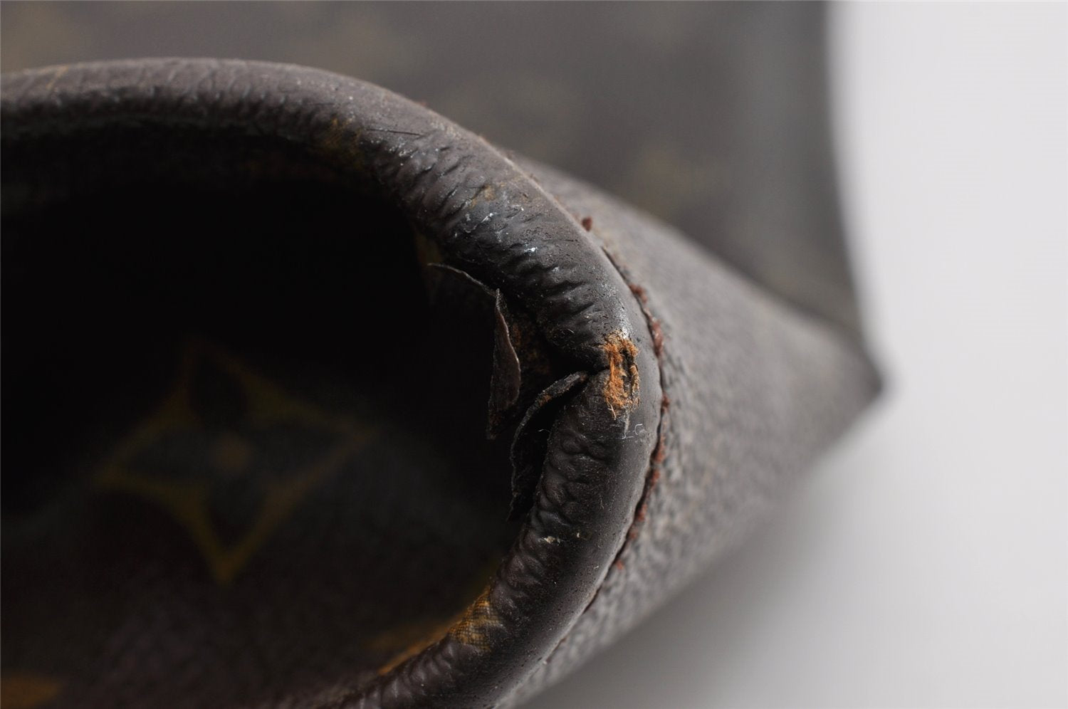 Authentic Louis Vuitton Monogram Poche Documents Document Case M53400 Junk 5469I