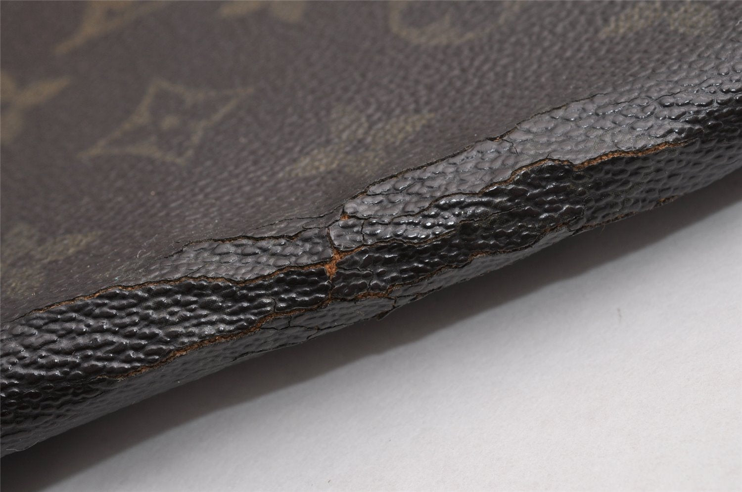 Authentic Louis Vuitton Monogram Poche Documents Document Case M53400 Junk 5469I