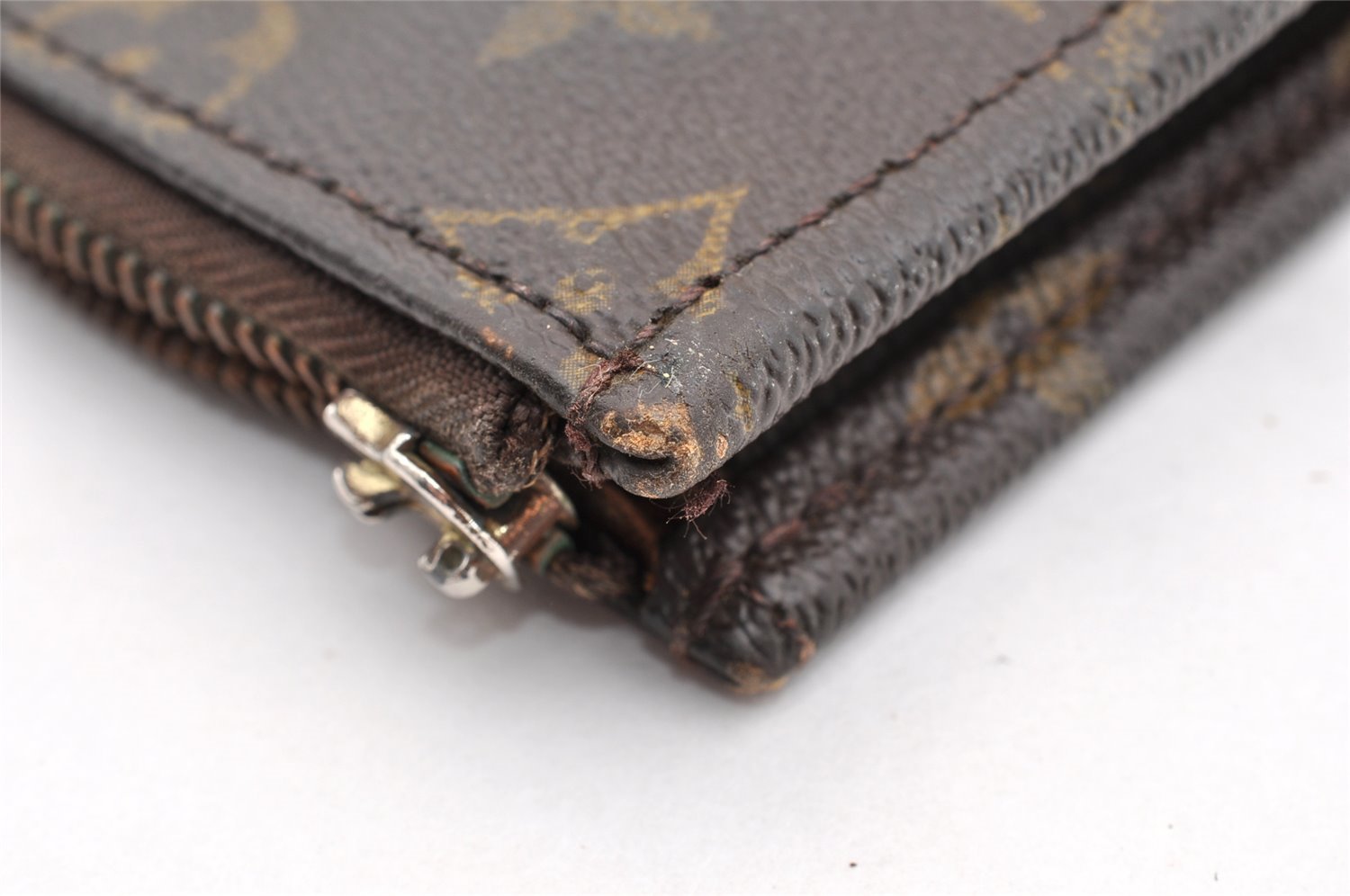 Authentic Louis Vuitton Monogram Poche Documents Document Case M53400 Junk 5469I