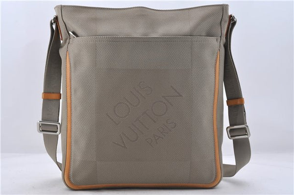 Auth Louis Vuitton Damier Geant Compagnon Shoulder Cross Bag M93046 Beige 5470D