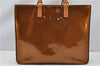 Authentic Louis Vuitton Vernis Columbus Shoulder Tote Bag Brown M91134 LV 5472F