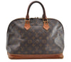 Authentic Louis Vuitton Monogram Alma Hand Bag Purse M51130 LV 5472I