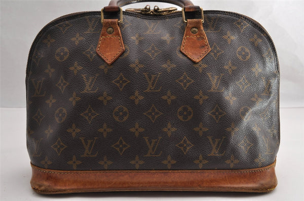 Authentic Louis Vuitton Monogram Alma Hand Bag Purse M51130 LV 5472I