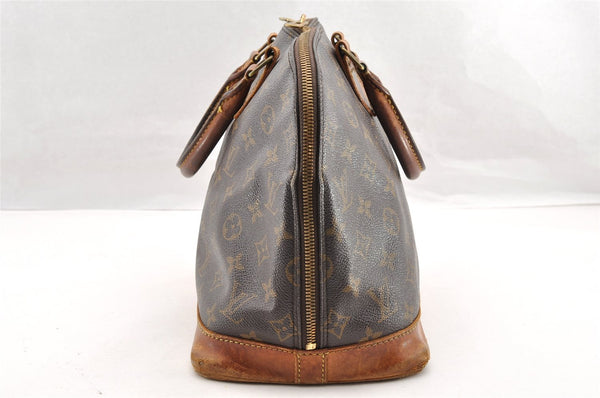 Authentic Louis Vuitton Monogram Alma Hand Bag Purse M51130 LV 5472I