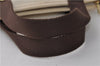 Authentic Louis Vuitton Antigua Cabas PM Hand Bag White Brown M40039 LV 5473F