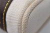 Authentic Louis Vuitton Antigua Cabas PM Hand Bag White Brown M40039 LV 5473F