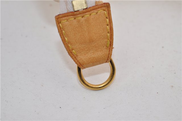 Authentic Louis Vuitton Antigua Cabas PM Hand Bag White Brown M40039 LV 5473F