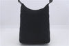 Authentic GUCCI Vintage Shoulder Hand Bag GG Canvas Leather 0190537 Black 5474D