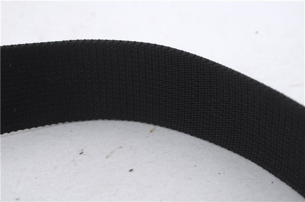 Authentic GUCCI Vintage Shoulder Hand Bag GG Canvas Leather 0190537 Black 5474D