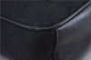 Authentic GUCCI Vintage Shoulder Hand Bag GG Canvas Leather 0190537 Black 5474D