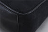 Authentic GUCCI Vintage Shoulder Hand Bag GG Canvas Leather 0190537 Black 5474D