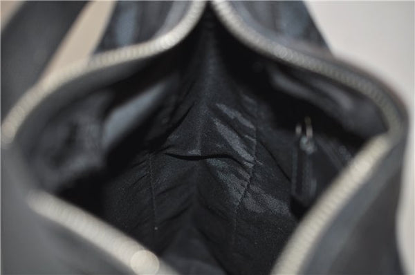 Authentic GUCCI Vintage Shoulder Hand Bag GG Canvas Leather 0190537 Black 5474D