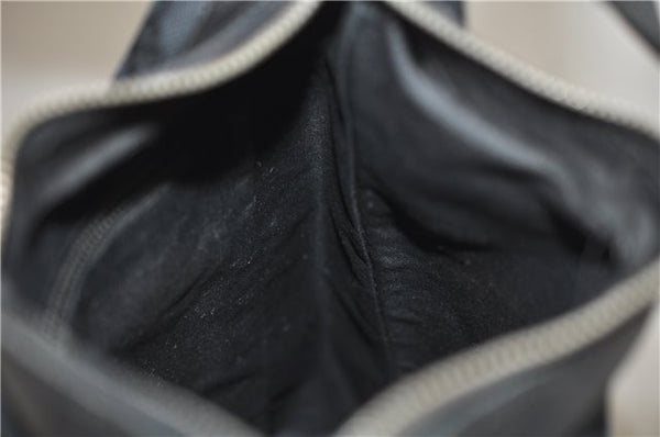 Authentic GUCCI Vintage Shoulder Hand Bag GG Canvas Leather 0190537 Black 5474D