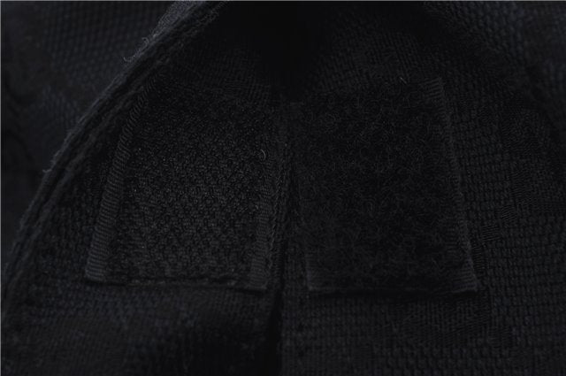 Authentic GUCCI Vintage Shoulder Hand Bag GG Canvas Leather 0190537 Black 5474D