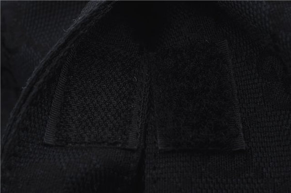 Authentic GUCCI Vintage Shoulder Hand Bag GG Canvas Leather 0190537 Black 5474D