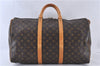 Authentic LOUIS VUITTON Monogram Keepall 50 Boston Bag M41426 LV 5475C