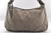 Auth Louis Vuitton Monogram Mini Lin Manon MM Shoulder Bag Gray M95618 LV 5475I
