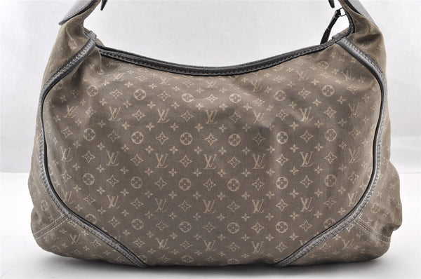 Auth Louis Vuitton Monogram Mini Lin Manon MM Shoulder Bag Gray M95618 LV 5475I