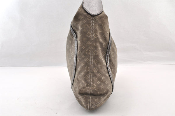 Auth Louis Vuitton Monogram Mini Lin Manon MM Shoulder Bag Gray M95618 LV 5475I