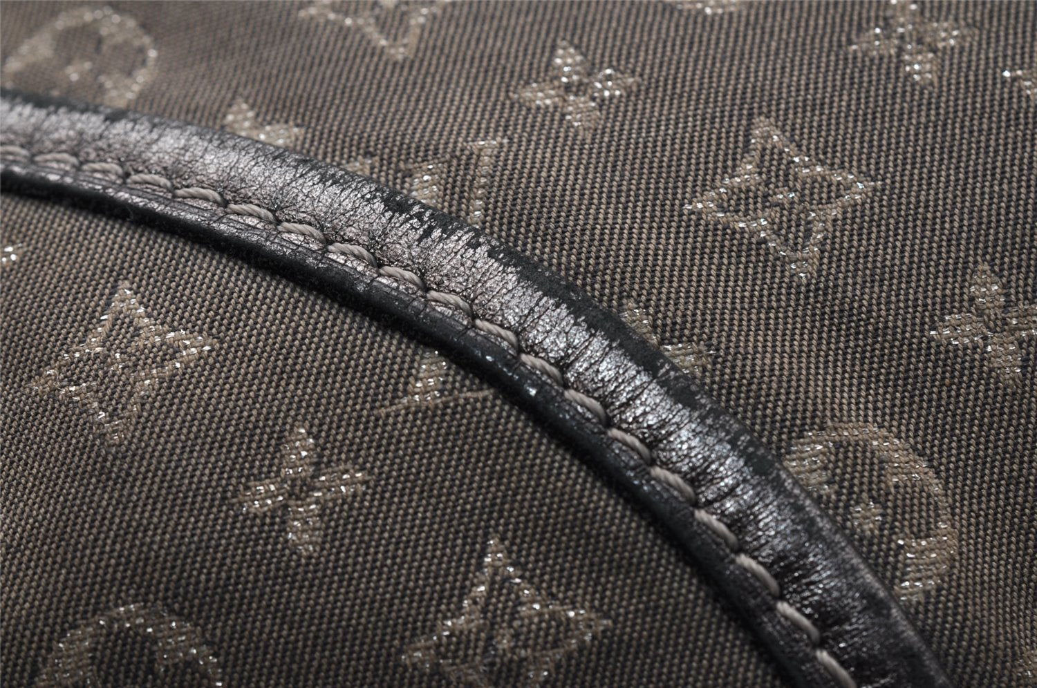 Auth Louis Vuitton Monogram Mini Lin Manon MM Shoulder Bag Gray M95618 LV 5475I