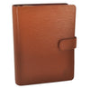 Authentic Louis Vuitton Epi Agenda MM Notebook Cover Brown R20043 LV 5476I