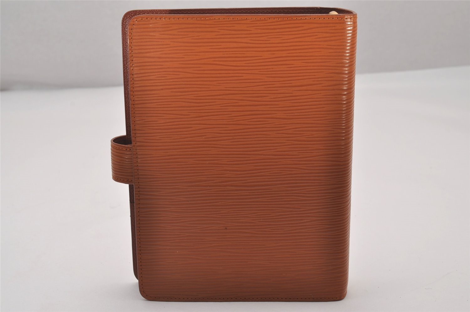Authentic Louis Vuitton Epi Agenda MM Notebook Cover Brown R20043 LV 5476I
