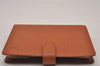 Authentic Louis Vuitton Epi Agenda MM Notebook Cover Brown R20043 LV 5476I